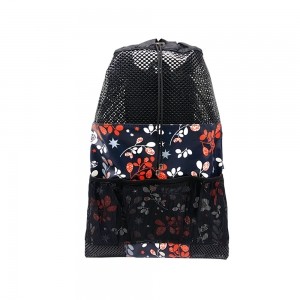 MESH SWIM BACKPACK NAVY GARDEN 메쉬백 수영가방 수영백팩