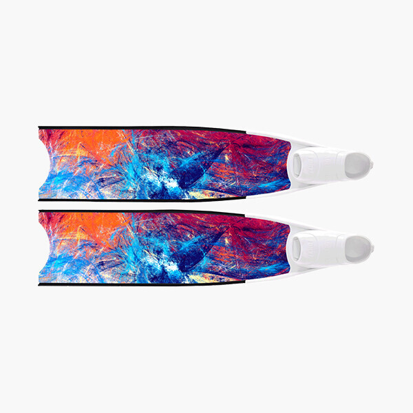 퐁당닷컴,리더핀 컬러풀, 화이트 풋포켓,,리더핀,프리다이빙 > 오리발 > 유리섬유핀