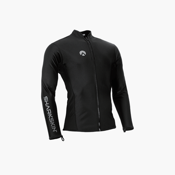 퐁당닷컴,CHILLPROOF Long Sleeve Full Zip 남성용,,샤크스킨,스쿠버 > 웨트슈트 > 슈트 상의 