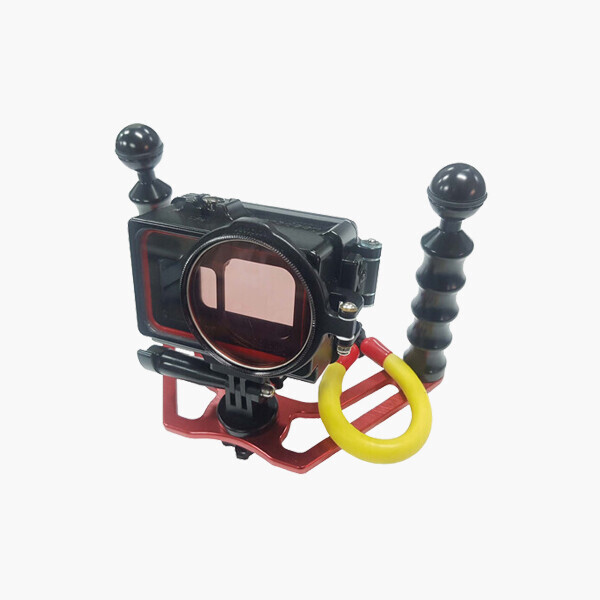 퐁당닷컴,DC-999 PRO SET (GOPRO HERO 9,10,11,12용 알루미늄 방수 하우징 SET),레드필터 포함 GOPRO HERO 9 10 11 12 호환가능,딥큐브,스쿠버 > 액션 카메라, 하우징 > 하우징