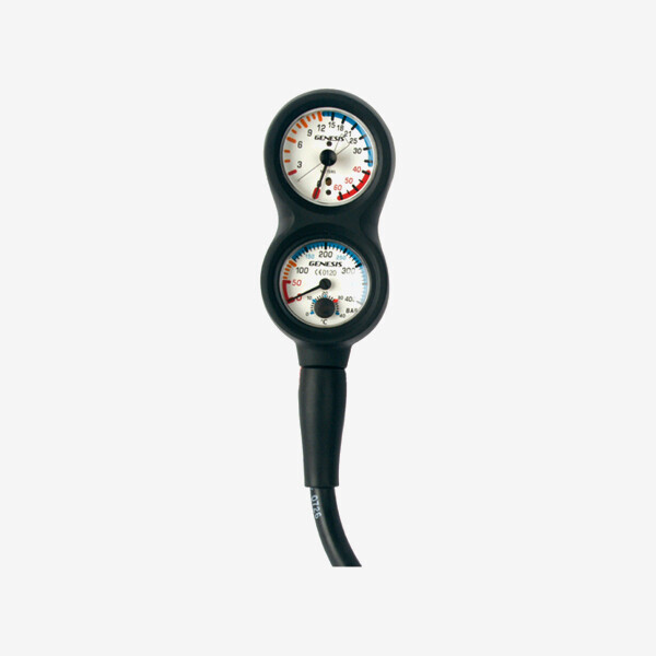 퐁당닷컴,컴팩트 콘솔2(CG5736),,제네시스,스쿠버 > 게이지 > 잔압계 + 수심계